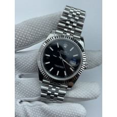 (준비완료/특급배송)NO.3414/롤렉스 데이저스트 126334 41미리 블랙다이얼 바인덱스 QP공장